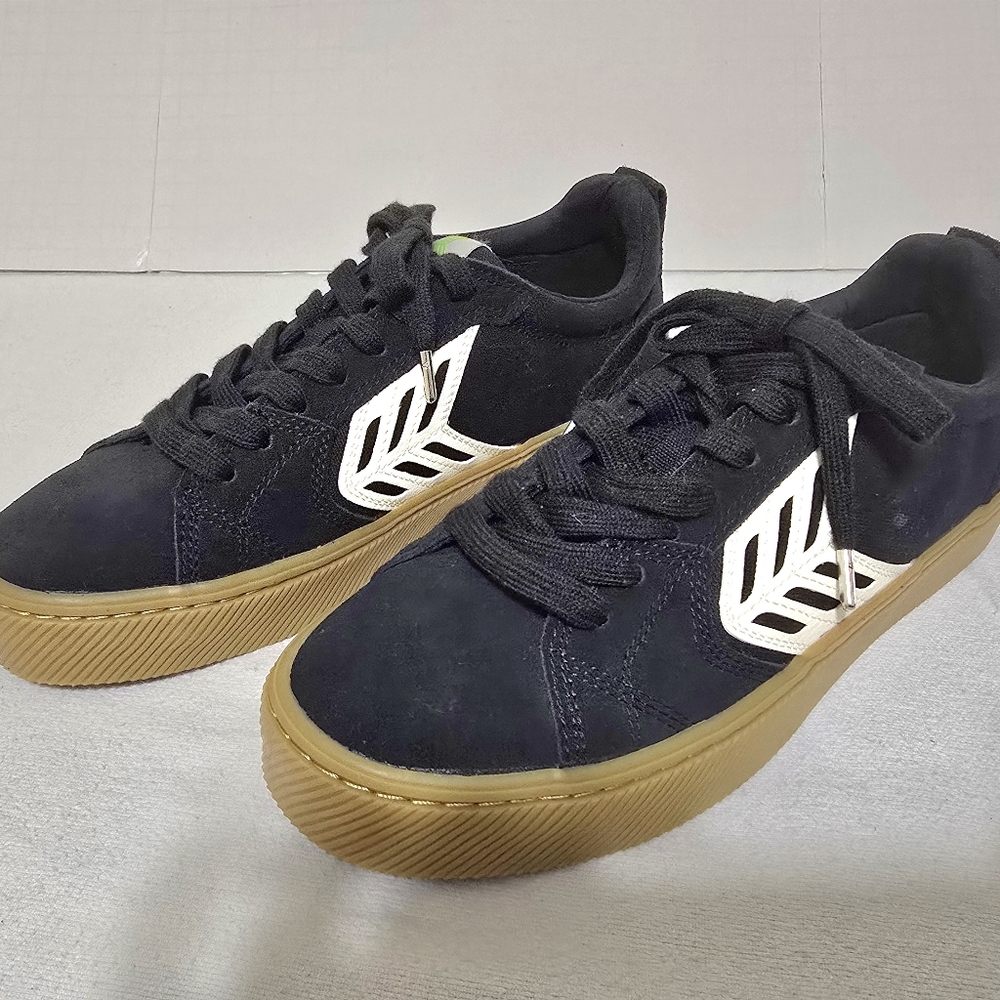 CARIUMA Catiba Pro Skate Shoe Unisex Adults M8/W9.5 Black Ivory Lace Up NWOB - Picture 3 of 16